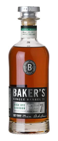Baker's 7 Year Old Single Barrel Kentucky Straight High Rye Bourbon Whiskey