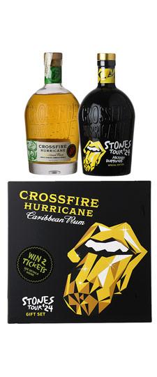 Crossfire Hurricane Carribean Rum Gift Set (2x750ml)