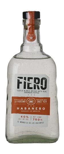 Fiero "Habanero Infused" Blanco Tequila (750ml)