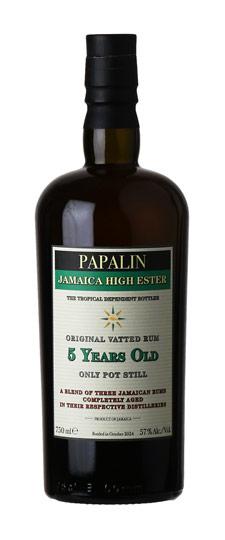 Papalin 5 Year Old "Jamaica High Ester" Pot Still Jamaican Rum (750ml)