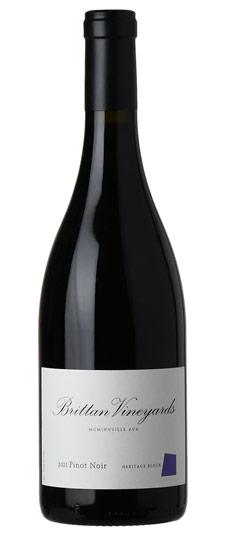 2021 Brittan "Heritage" McMinnville Willamette Valley Pinot Noir