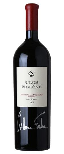 2021 Clos Solène "Hommage à nos Pairs Reserve" Paso Robles Syrah (1.5L)