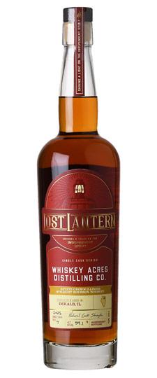 Whiskey Acres Estate-Grown 5 Year Old "Lost Lantern" Single Cask Illinois Straight Bourbon Whiskey (750ml)