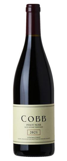 2021 Cobb "Rice Spivak Vineyard" Sonoma Coast Pinot Noir