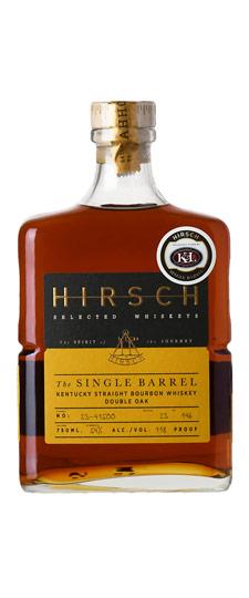 Hirsch (Willett) 7 Year Old "The Single Barrel" K&L Exclusive Barrel #91500 Double Oak 118 Proof Cask Strength Kentucky Straight Bourbon (750ml)