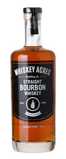 Whiskey Acres Estate Distillery "Farm Crafted" Straight Illnois Bourbon Whiskey (750ml)