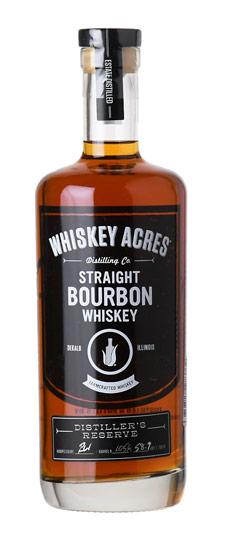 Whiskey Acres Estate Distillery "Distiller's Reserve" Single Barrel Straight Illinois Bourbon Whiskey (750ml)