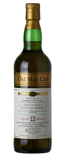 2010 Benriach 12 Year Old "Old Malt Cask 25th Anniversary" Single Bourbon Barrel Speyside Single Malt Scotch Whisky (700ml)