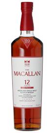 Macallan 12 Year Old "Sherry Oak" 110 Proof Highland Single Malt Scotch Whisky (750ml)