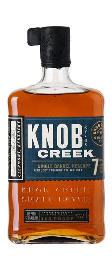 Knob Creek 7 Year Old Single Barrel Reserve Barrel Proof Rye Whiskey (750ml)