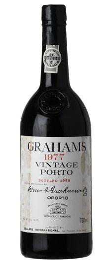 1977 Graham's Vintage Port (very high shoulder fill, bin-soiled & some labels)