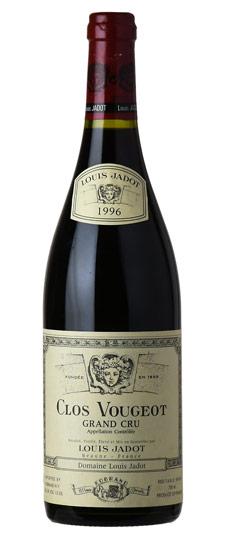 1996 Domaine Louis Jadot Clos Vougeot Grand Cru (slightly depressed cork)