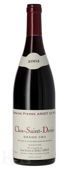 2005 Domaine Pierre Amiot et Fils Clos-St-Denis Grand Cru (lightly nicked)
