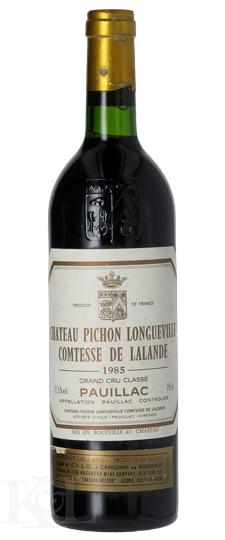 1985 Pichon-Lalande, Pauillac (bin-soiled label)
