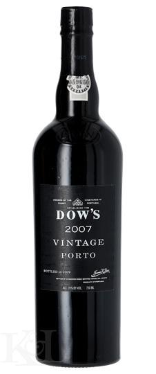 2007 Dow's Vintage Port (Lightly scuffed label)