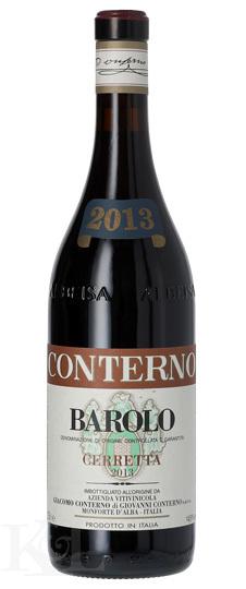 2013 Giacomo Conterno "Cerretta" Barolo (lightly scuffed label)