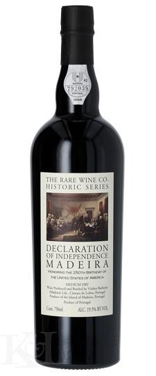 Rare Wine Company "Declaration of Independence" Special reserve Madeira