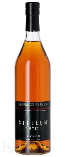 Stellum Black  "Fibonacci Blend #1" Cask Strength Blend of Straight Rye Whiskey  (750ml)