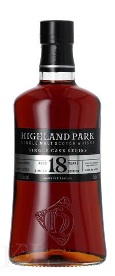 Highland Park Single Cask Series 18 Year Single Malt Scotch Whisky (750ml)