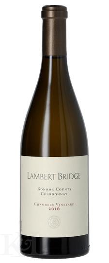 2016 Lambert Bridge "Chambers Vineyard" Sonoma County Chardonnay
