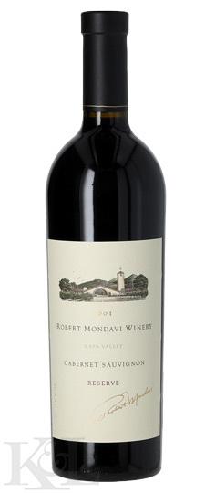2001 Robert Mondavi "Reserve" Napa Valley Cabernet Sauvignon (depressed cork)