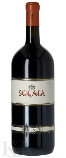 2003 Antinori "Solaia" Toscana (1.5L) (torn label, writing on label)