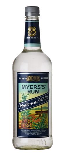 Myers's Platinum White Jamaican Rum 1L