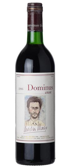1986 Dominus Napa Valley Bordeaux Blend (very high shoulder fill, bin ...