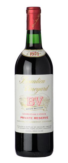 1973 Beaulieu Vineyard "Georges de Latour Private Reserve" Napa Valley Cabernet Sauvignon