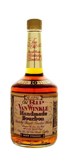 Old Rip Van Winkle 10 Year Old Kentucky Straight  Bourbon Whiskey 107 proof (750ml)
