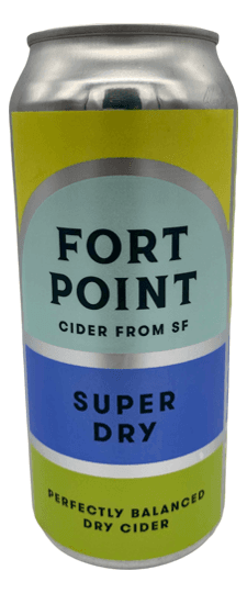 Fort Point Beer Co "Super Dry" Apple Cider, California (16oz) cans
