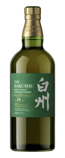 Hakushu 18 Year Old "100th Anniversary" Japanese Peated Single Malt Whisky (700ml)