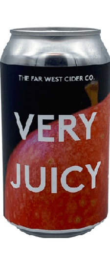 Far West Cider Co "Very Juicy" Cider, California (12oz can)