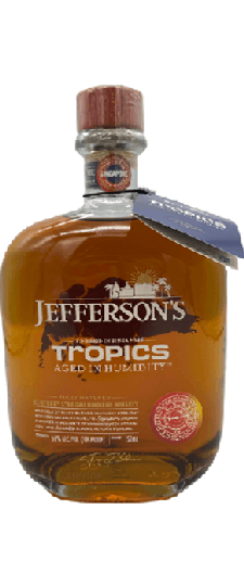 Jefferson's "Tropics - Aged In Humidity" Kentucky Straight Bourbon Whiskey (750ml)
