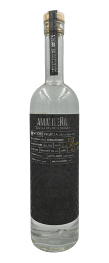Amatiteña "High Proof" Tahona Pressed Single Field Naturally Fermented Blanco Tequila (750ml)