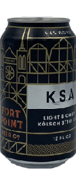 Fort Point Beer Co "KSA" Kolsch Style Ale, California (12oz cans)