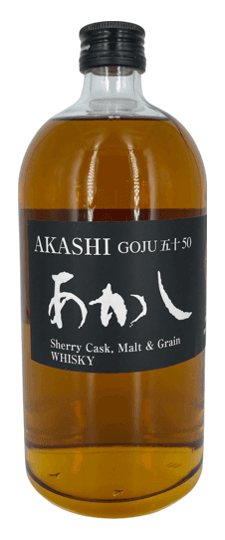 Eigashima Shuzo Akashi (White Oak) "Goju 50 - Sherry Cask" Japanese Blended Whisky (750ml)