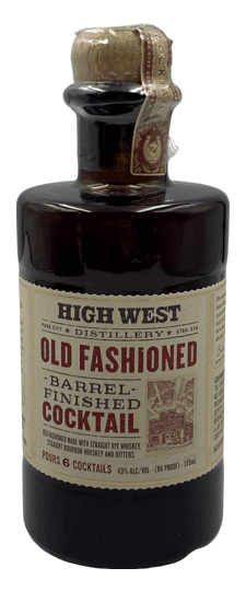 High West Barrel Aged Old Fashioned Cocktail (375ml)