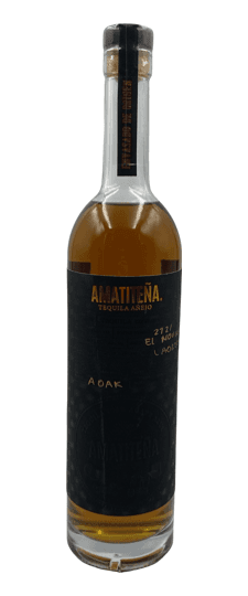 Amatiteña Tahona Pressed Single Field Naturally Fermented Red Wine Barrel Aged Anejo Tequila (750ml)