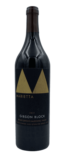 2021 Marietta "Gibson Block" McDowell Valley Mendocino Syrah