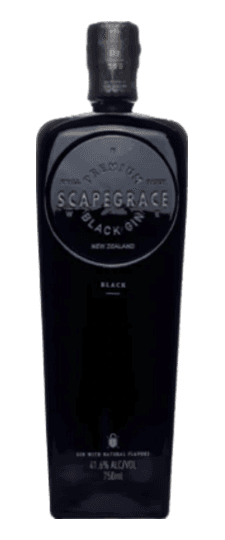 Scapegrace "Black" New Zealand Gin (750ml)