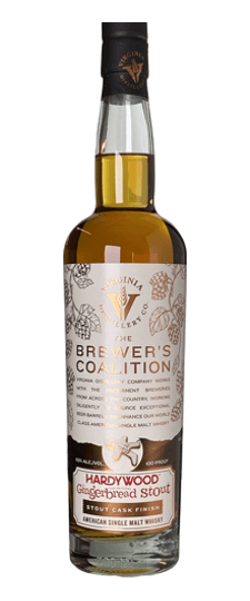 Virginia Distilling Co. VDC Series "Hardywood Gingerbread" Stout Barrel Finished American Single Malt Whiskey (700ml)