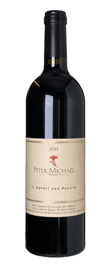 2021 Peter Michael "l'Esprit des Pavots" Napa - Sonoma Bordeaux Blend