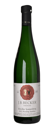 2022 J.B. Becker Eltviller Sonnenberg Riesling Spätlese