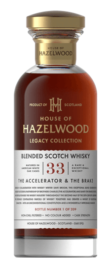 House Of Hazelwood 33 Year Old "The Accelerator & The Brake" Blended Scotch Whisky (700ml)