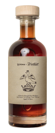 Wolves X Willett Family Estate 10 Year Old "Batch 3" Blend Of Straight Rye Whiskeys (750ml)