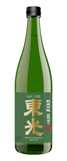 Toko 'Sun Rise' Junmai Ginjo Dewasansan Sake (720ml)