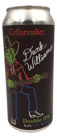 Cellarmaker Brewing Co. "Dank Williams" WC DIPA, CA (16oz can)