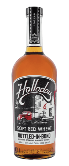 Ben Holladay "Soft Red Wheat" Bottled in Bond Missouri Straight Bourbon Whisky (750ml)