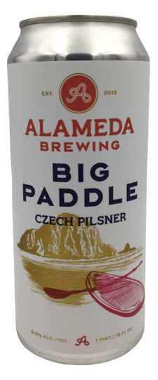 Alameda Brewing " Big Paddle" Czech Pilsner, California (16 oz. can)